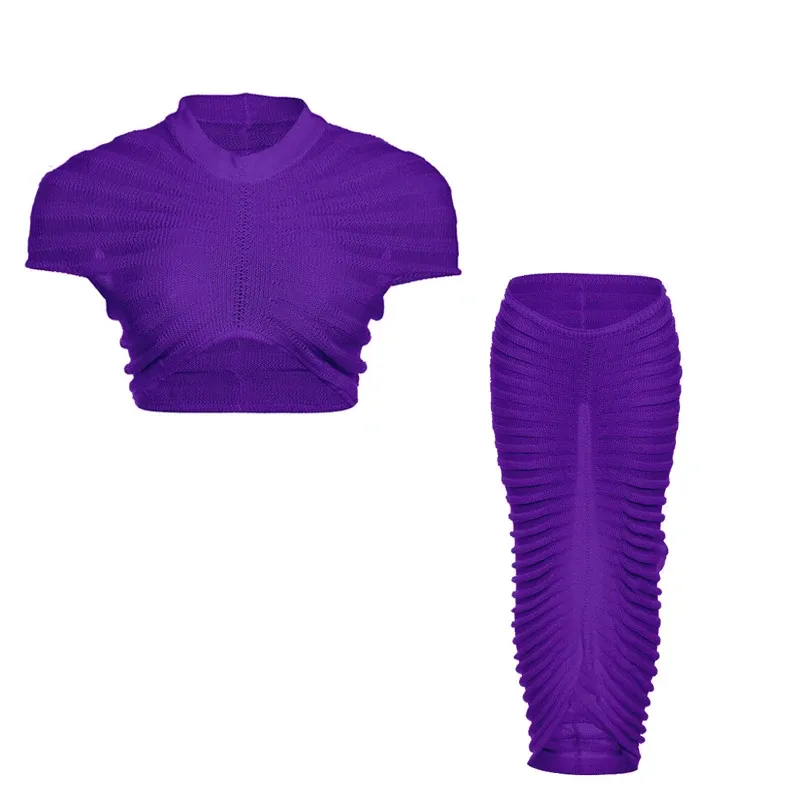 Purple Short Set