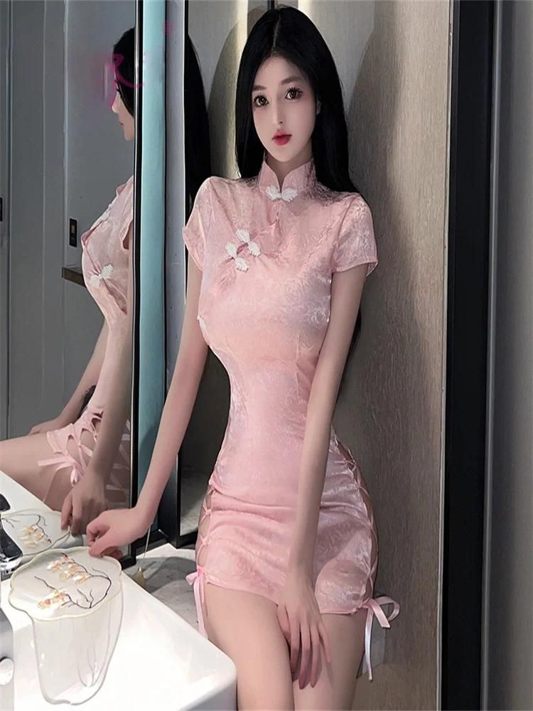 Cheongsam Um tamanho