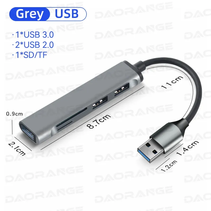 USB cinza