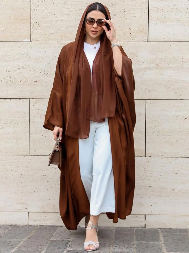 Abaya brune unique