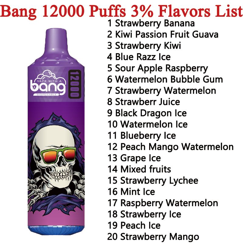 3% Bang 12000 Puffs Mix