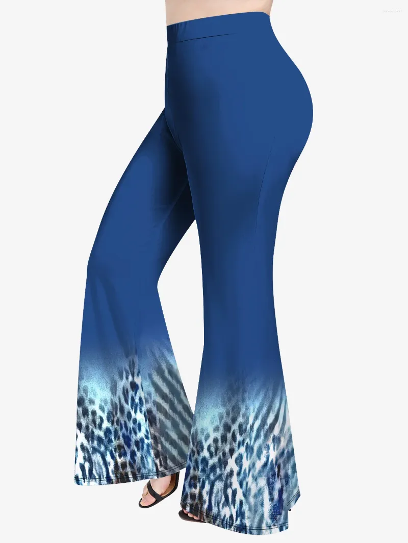 Calça Flare Azul