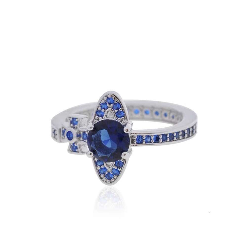 Blue Diamond Saturn Ring