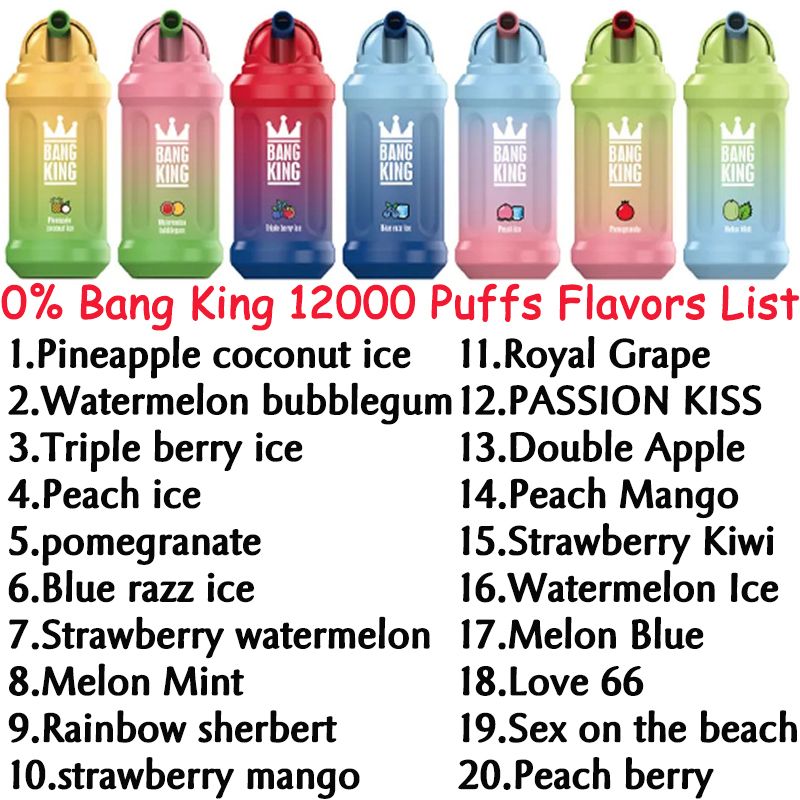 0% Bang King 12000 Puffs Dites-nous