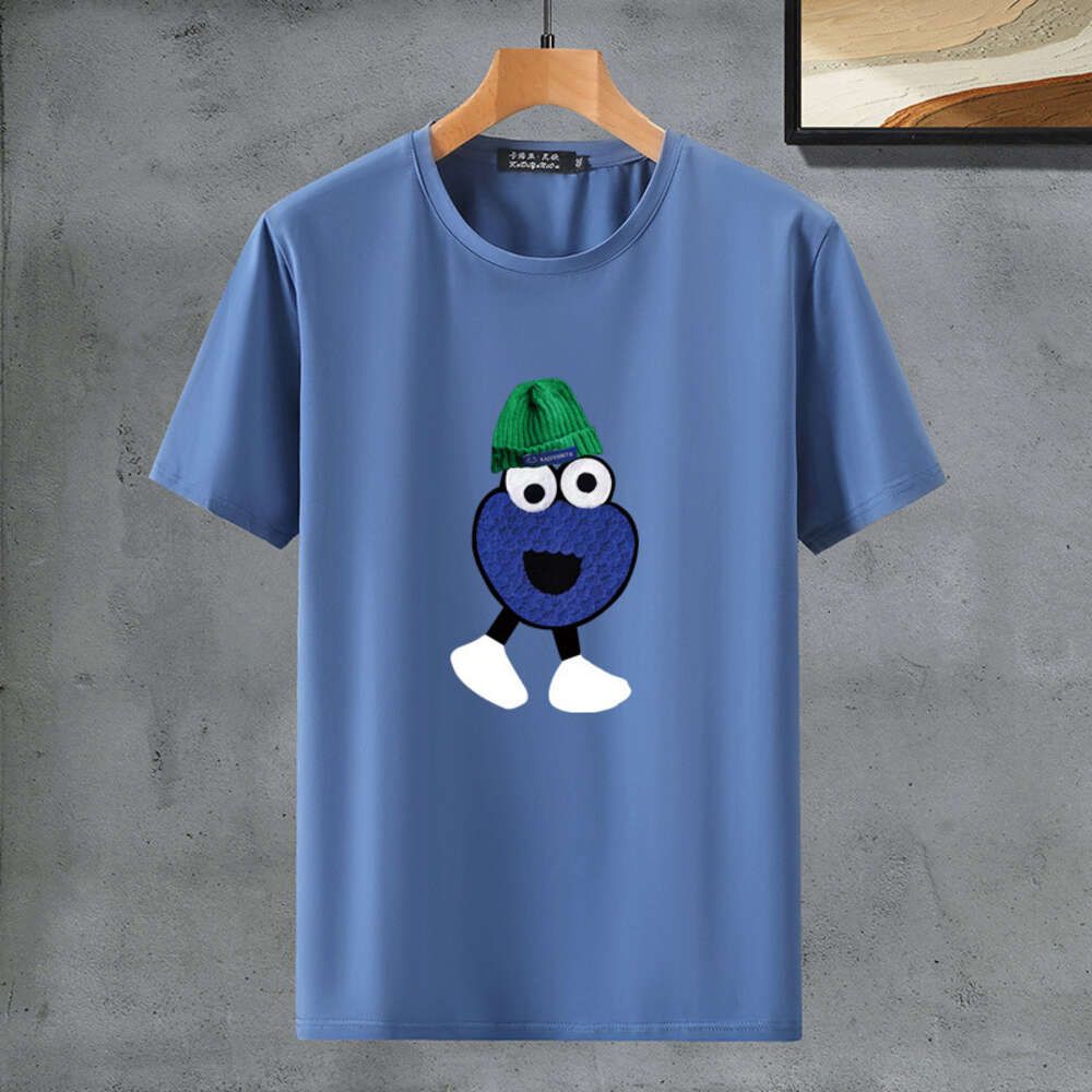 Big eyed short sleeved blue