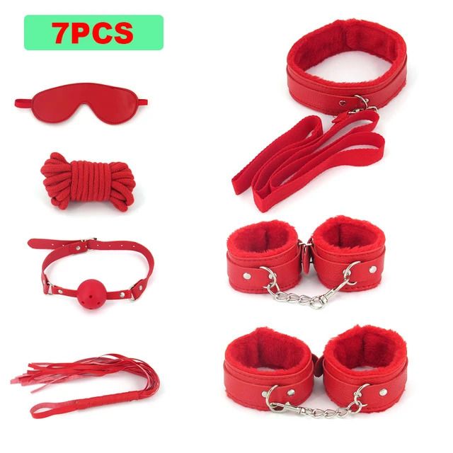 Leather 7pcs Red