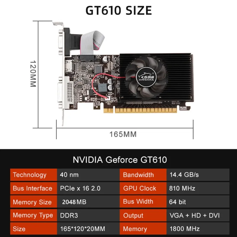 호주 GT610 2GB