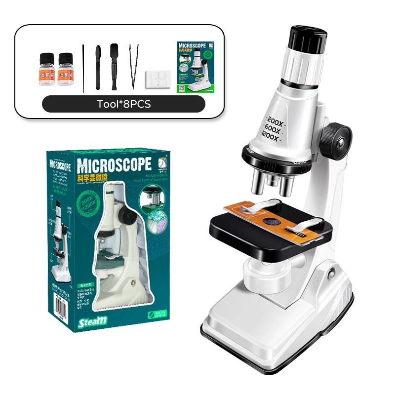 Beyaz mikroskop