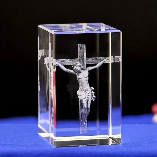 Jezus Cross-3x3x4cm