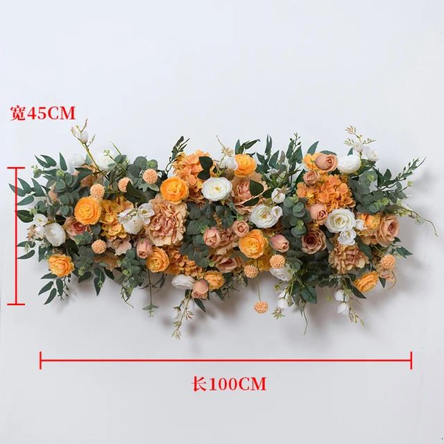 100cm Orange Flower