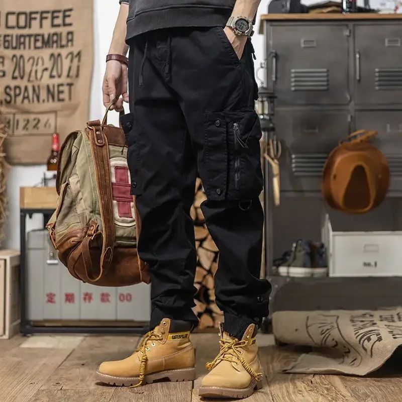 Pantalon cargo noir