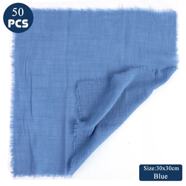 50pc 30x30Lake Blue