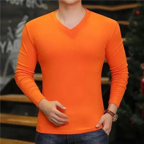 Vneck orange