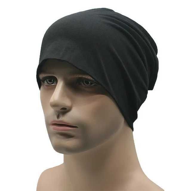 Casquette de bonnet noir