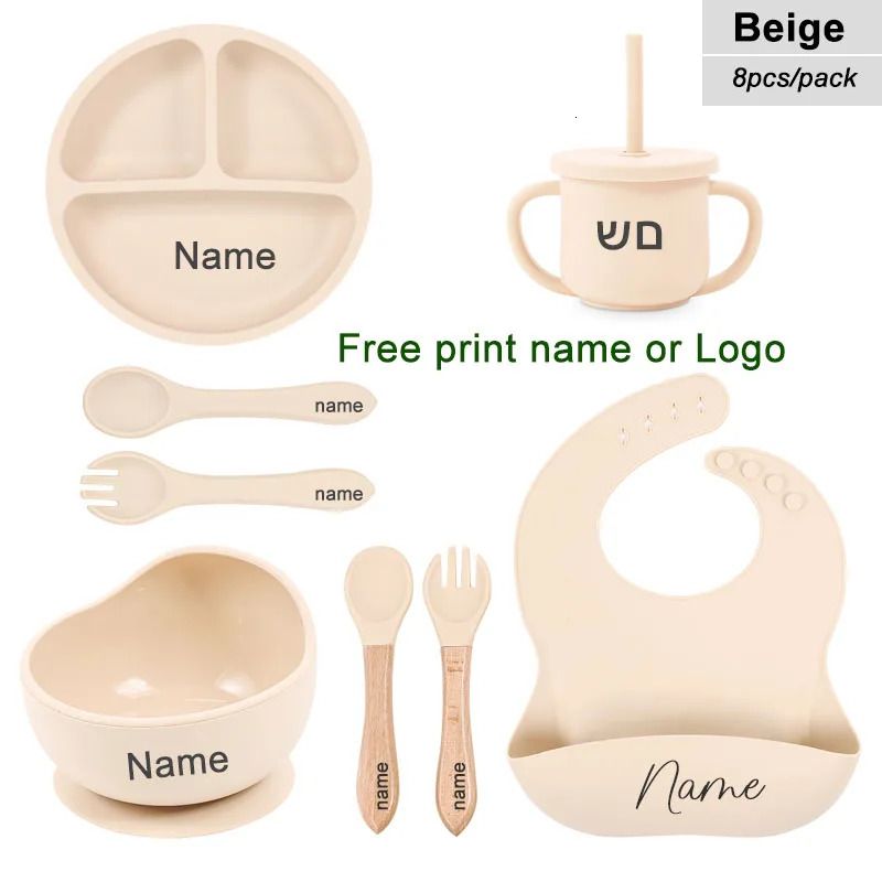 Beige 8-teilig