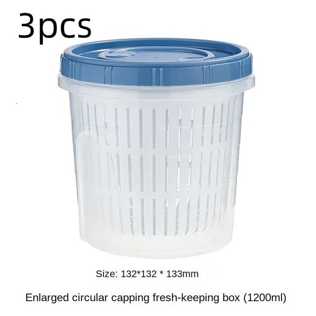 3PCS Blue 1.25L