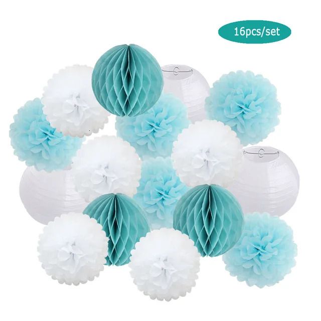 Light Blue White-Mini-6inch(15cm)