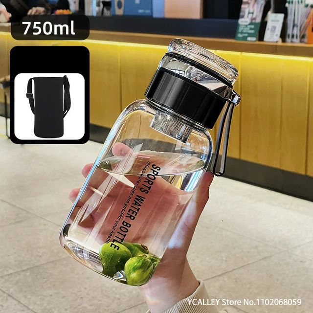 750ml 유리 (검은 색)