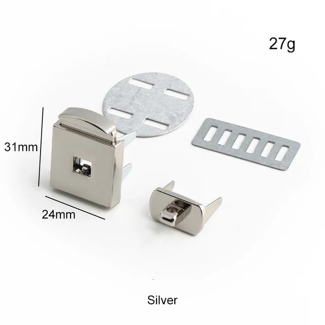 31x24mm Silver-10 Sets