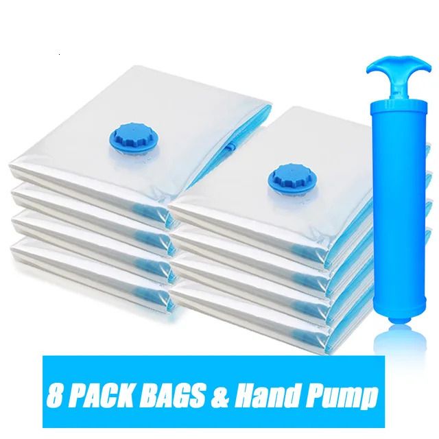8xbags with Pump-40x60cm
