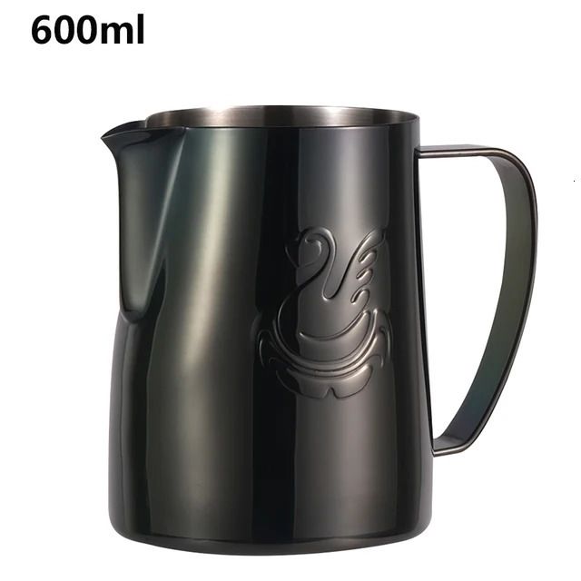 黒い光沢のある600ml