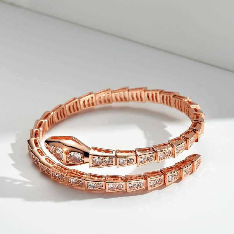 Rose Golden Snake Bracelet