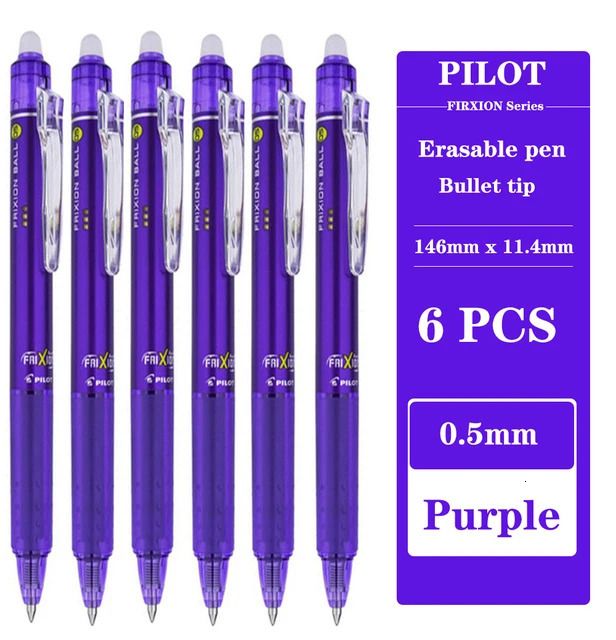 6 Paarse pen