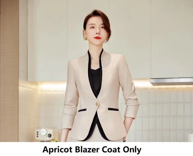 Mateau de blazer abricot