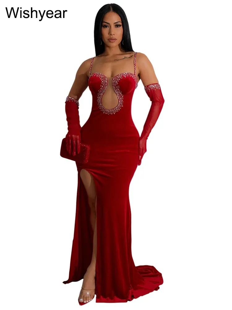 Röd klänning