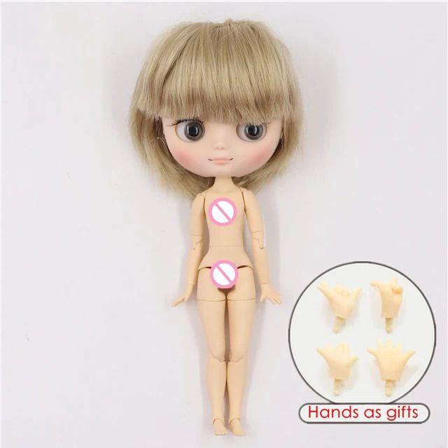 Matte Face-d-Nude Doll(20cm)