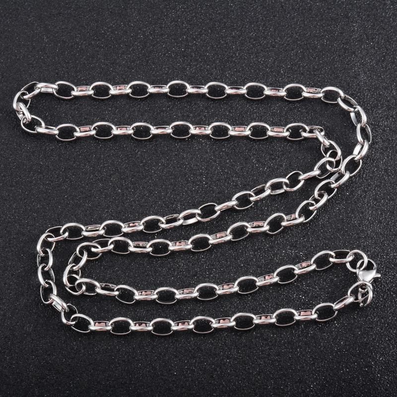 14 inches or 36 cm 5.0mm Wide Silver