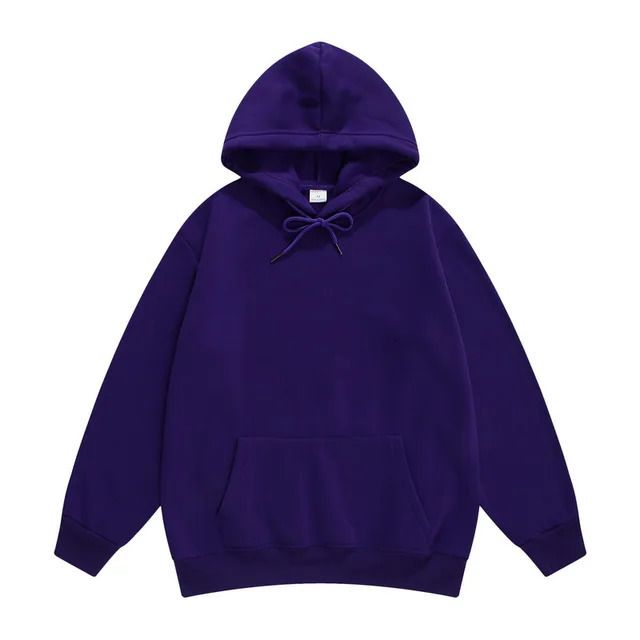 Sweat à capuche violet