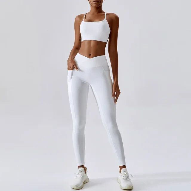 White Vest Long Set