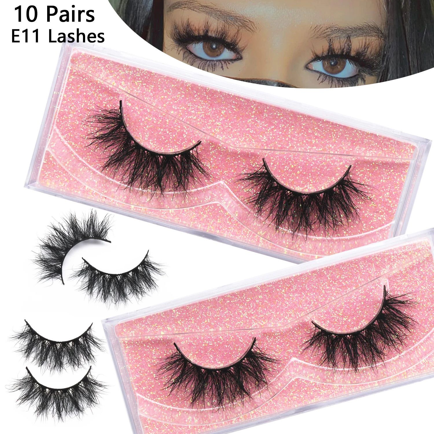 10pairs E11 Lash