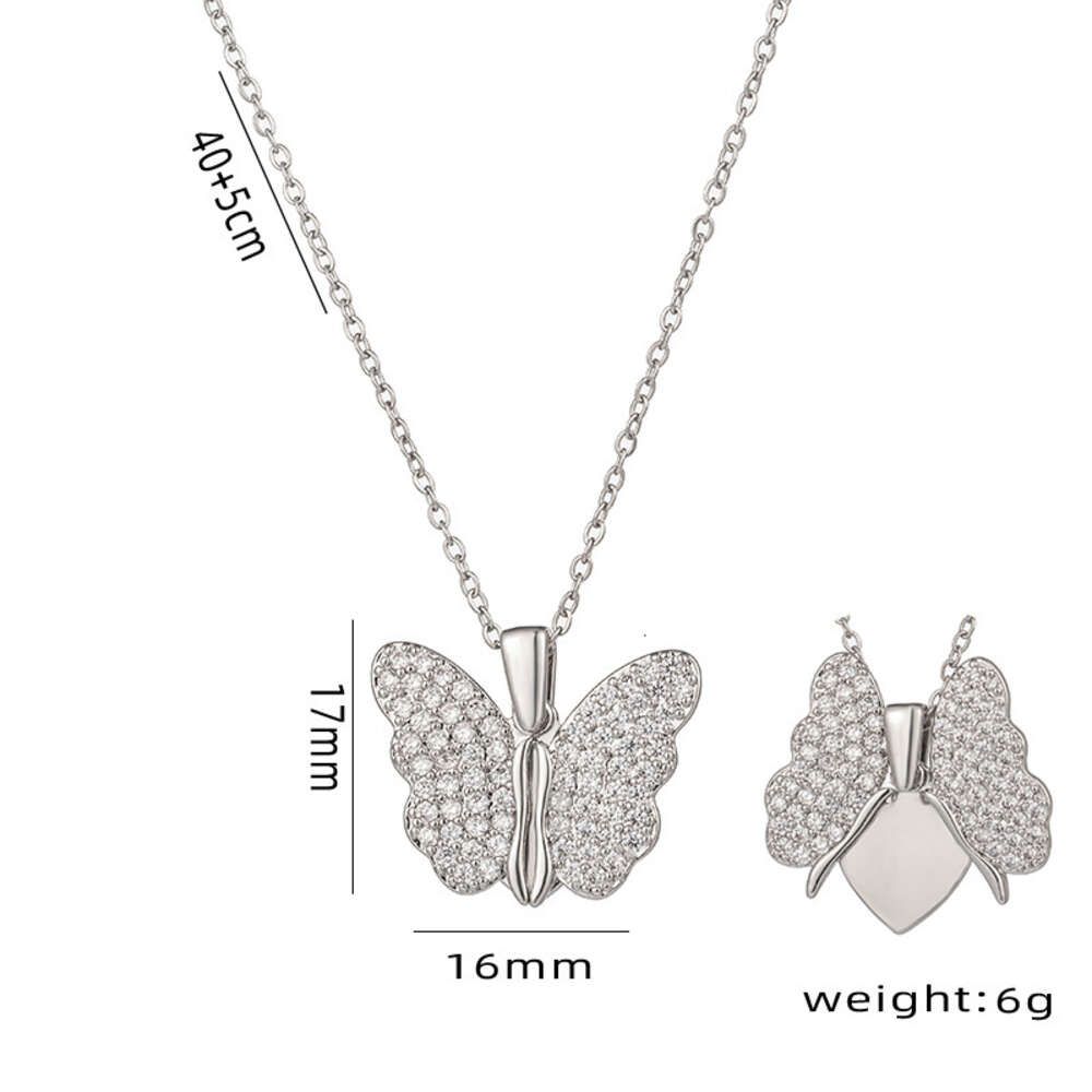 337 Butterfly Silver