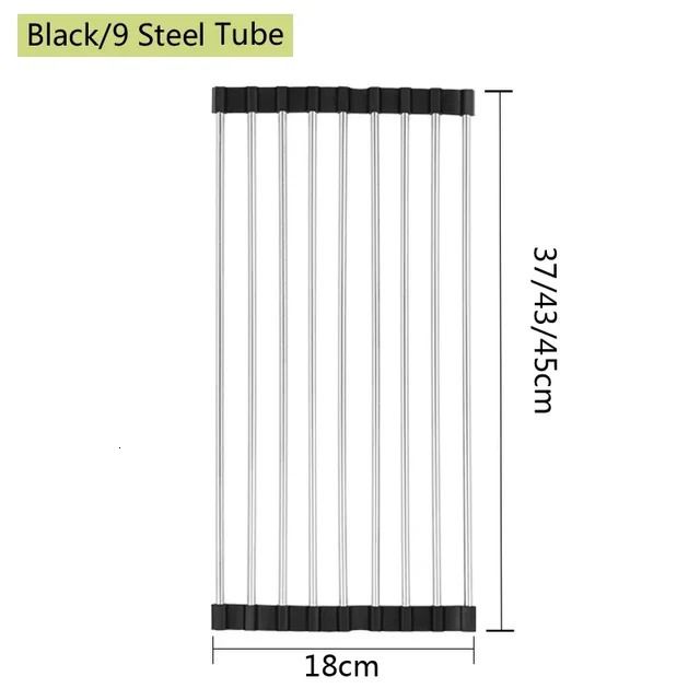 9tubes svart-45 cm längd