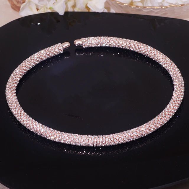 Collier en or rose