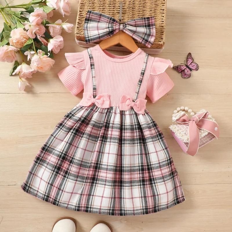 Pink White Plaid