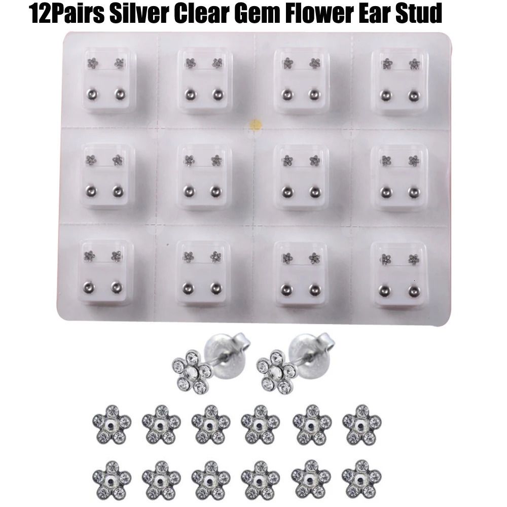 SS 6mm Daisy Clear