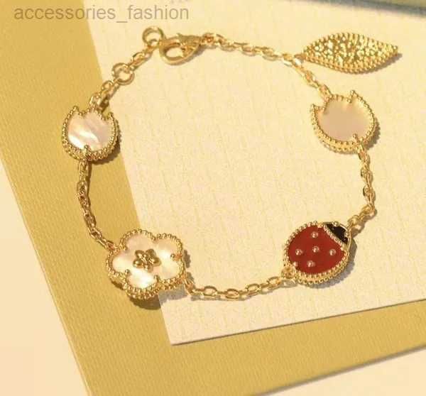 Ladybug3 armband-guld