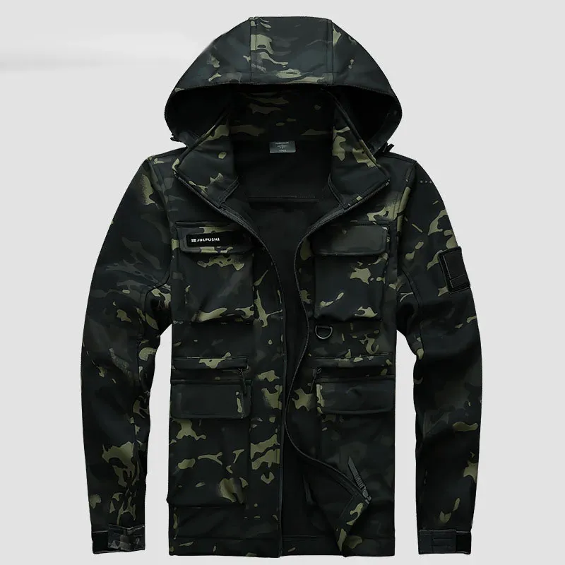 Veste camouflage noire