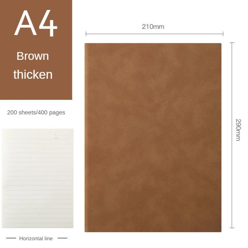 A4 Horizo​​ntal Brown-A5