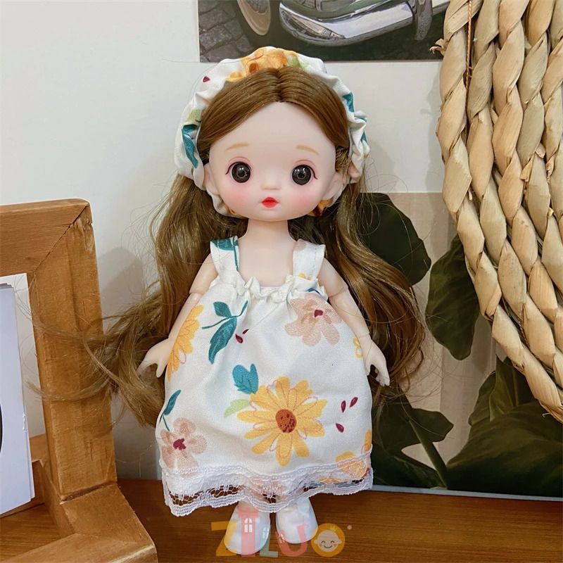 16cm BJD Doll-Doll med kläder9