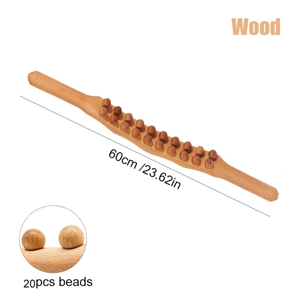 20 perline in legno