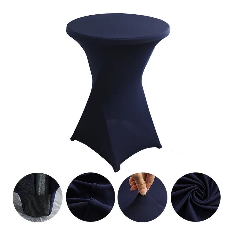 Navy Blue-60cm Round 110cm h