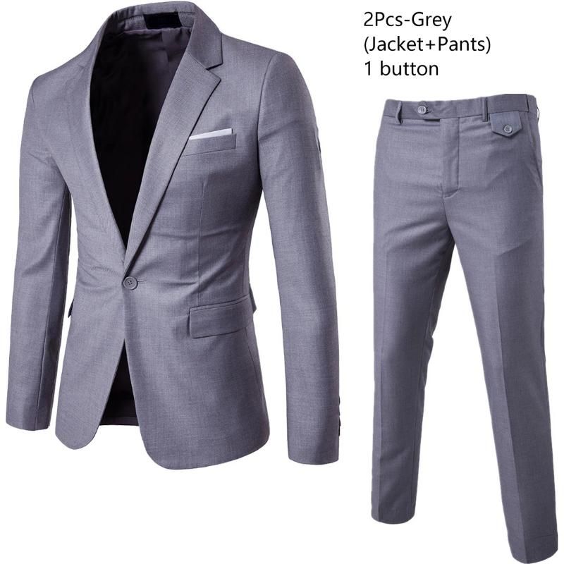 Costume de 2 pièces gris