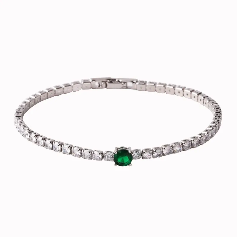 green cz silver