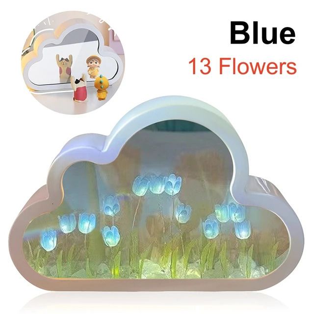 Bleu-13 Fleurs-1pc