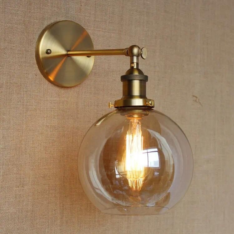 Sans ampoule D150mm Ambre