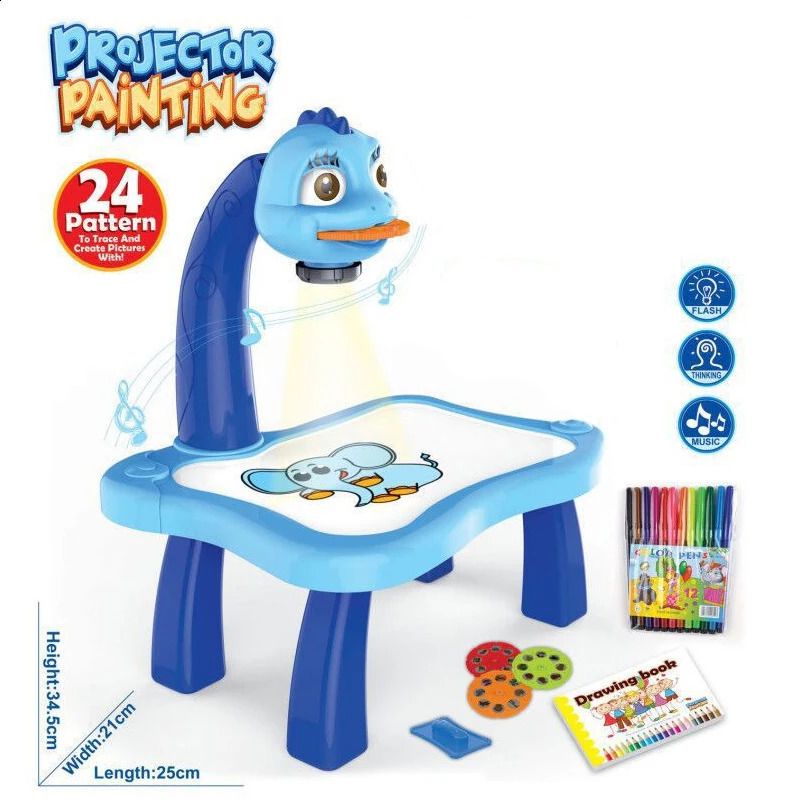 Blauer Dinosaurier